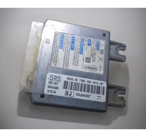 Modulo Airbag Cajetin Honda Fit 77960-SAD-M112-M1