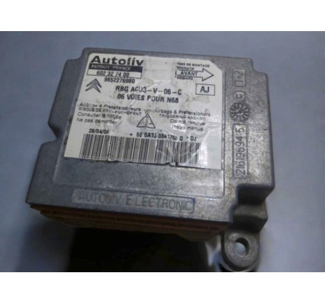 Modulo Airbag Cajetin Citroen Xsara 9652276980