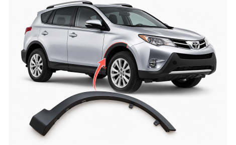 Moldura Tapabarro Delantera Derecha Toyota Rav 4 2013-2015